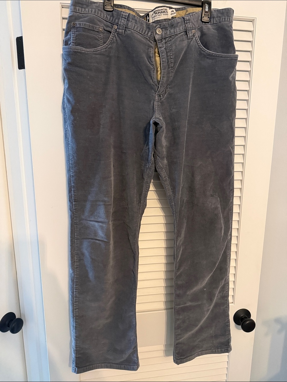 Mountain Khakis Men's Gray Corduroy Pants